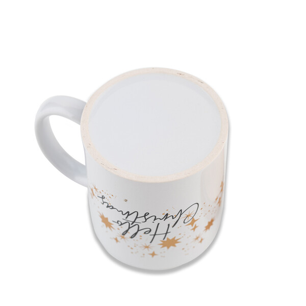 "Hello Christmas" ceramic mug