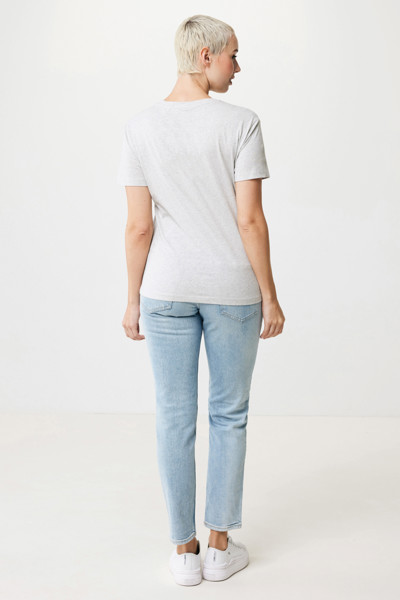 Dámské tričko IQONIQ Yala z recykl. bavlny - Light Heather Grey / M