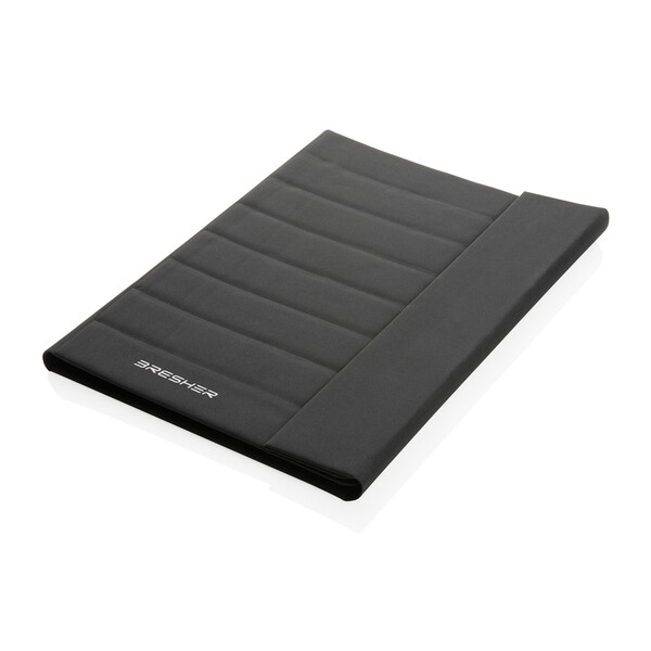 Impact Aware™ A4 portfolio with magnetic closure - Black