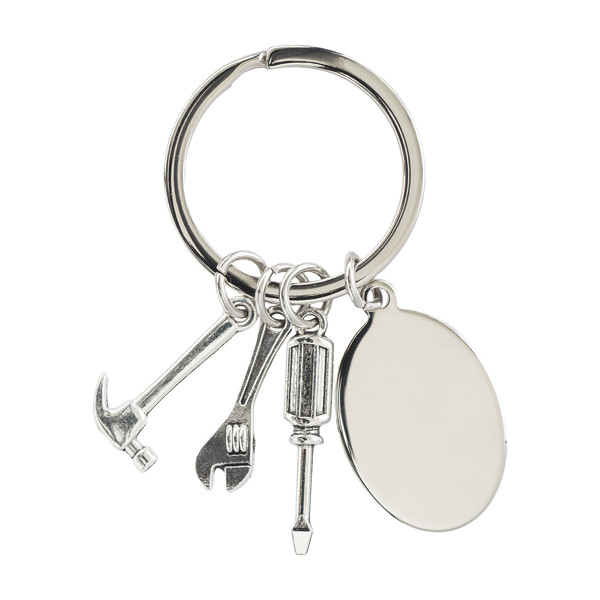 Clemi keychain with tool motive