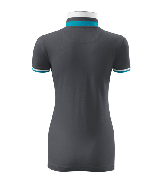 Polokošile Dámská Malfini Premium® Collar Up - Light Anthracite / M