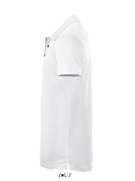 Sol's Performer Men - Sports Polo Shirt - White / M