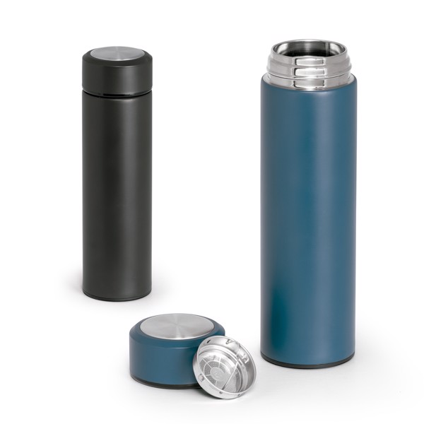 INGRAM. Thermos 470mL en acier inox - Noir