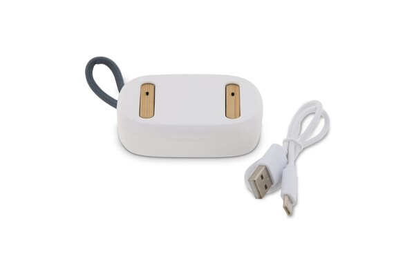 TWS Earbuds bamboo - Hvid