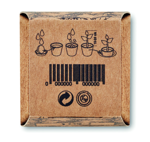 Mint grow kit biodegradable pot, soil tablet