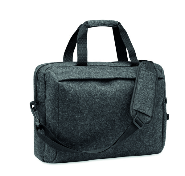 Plana torba za prenosnik RPET filc, 15 inch