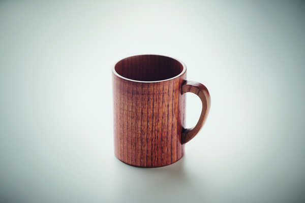 Travis oak mug, 280 ml - Wood