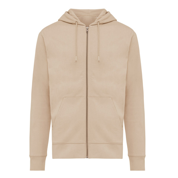 Iqoniq Abisko recycled cotton zip through hoodie - Desert / XL