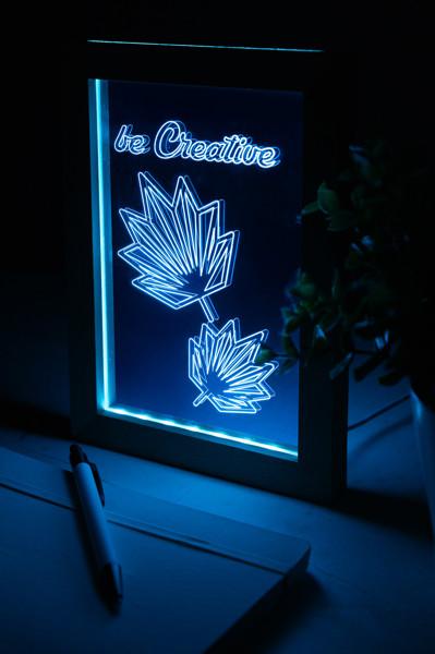 Led Light Trophy Woodiframe