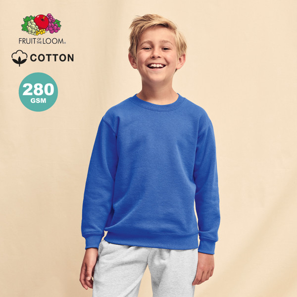 Sweat-Shirt Enfant Classic Set-In Sweat - Blanc / 9-11