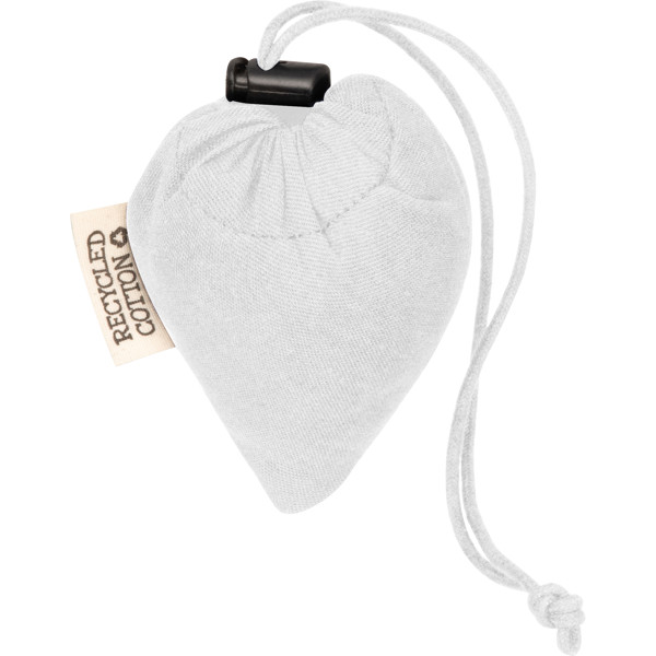 ANJA Összehajtható öko vászontáska, 118 g/m² - White