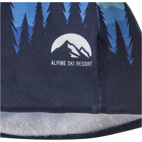 Loki sublimation RPET beanie with a fleece layer - White / S (24x19cm)