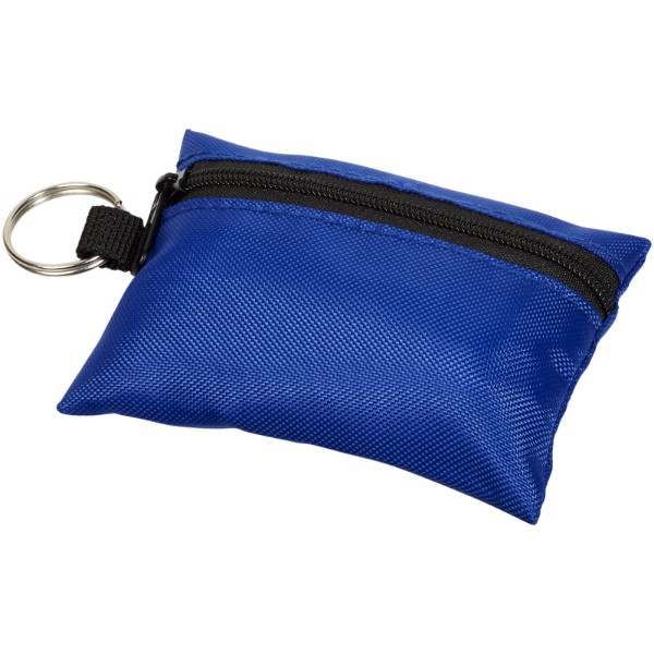 Pochette porte-clés 16 pièces pour premiers secours Valdemar - Bleu Royal