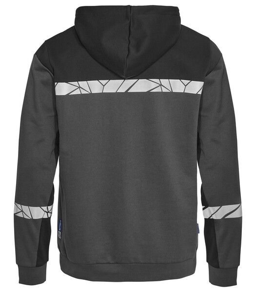 7104 1/2 ZIP HOODIE PGL Grey/Black 5XL