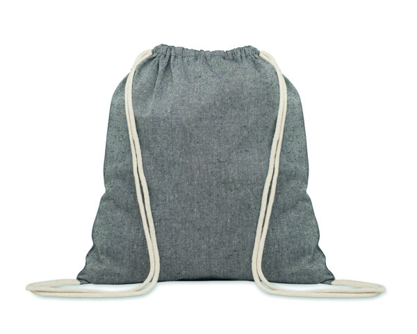 Sac en coton recyclé 140 gr/m Mujika - Noir