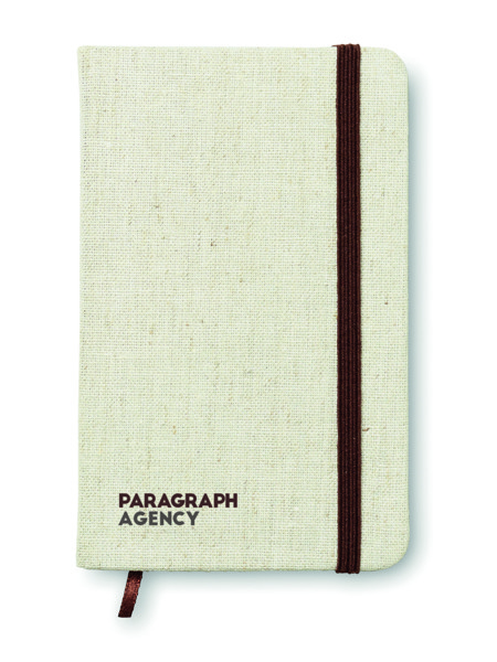 Rundo notebook A6 canvas, 192 recycled pages