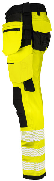 6573 Pant stretch Yellow/Black C146