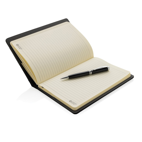 Refillable notebook and pen set