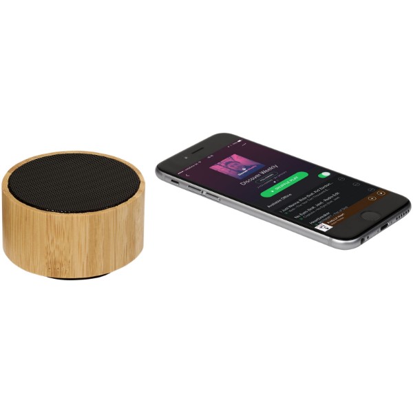 Cosmos Bluetooth® Lautsprecher aus Bambus - natur / schwarz