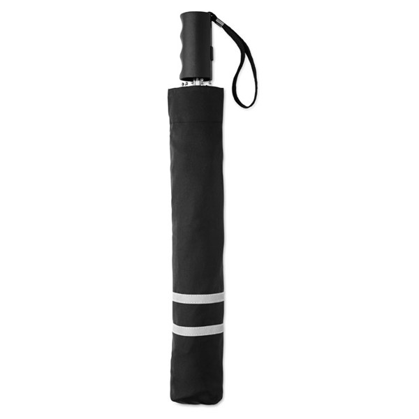 21 inch 2 fold umbrella Neon - Black