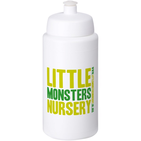Bouteille de sport Baseline® Plus 500ml couvercle sport - Blanc