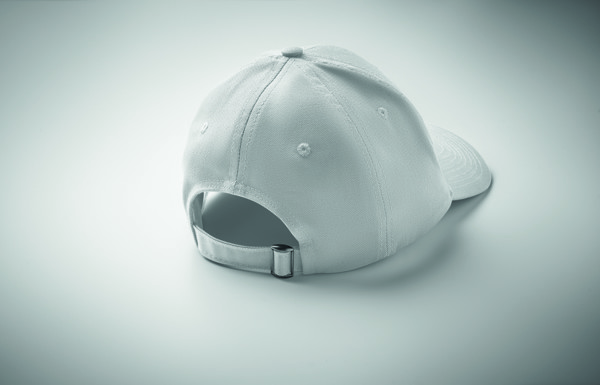 6 panel cotton baseball cap Bahamas - White