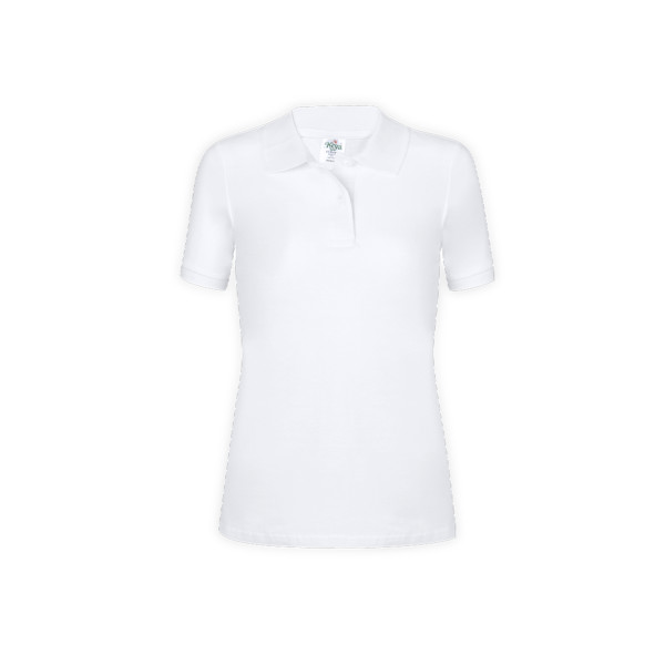 Polo Mujer Blanco "keya" WPS180 - Blanco / L