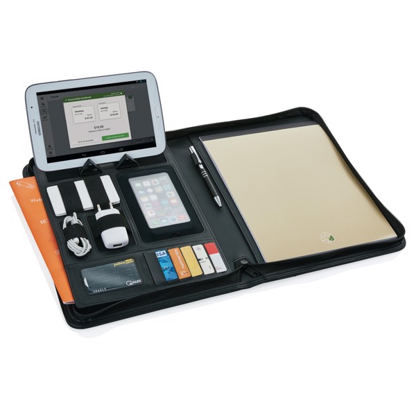 Essential tech portfolio s patentnim zatvaračem