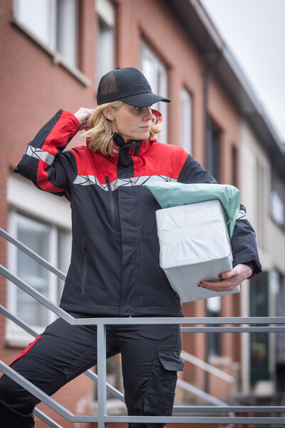 7417 SOFTSHELL JACKET LADY PGL Grey/Black 3XL