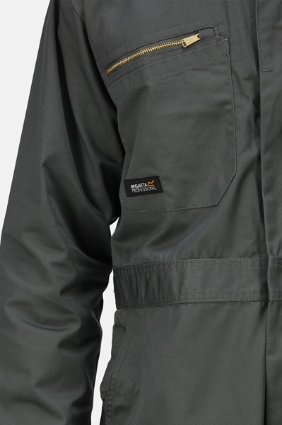Pro Zip Fasten Coverall - Black / M