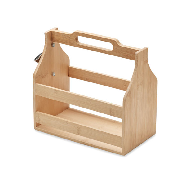 Cabas beer crate bamboo, fits 6 bottles