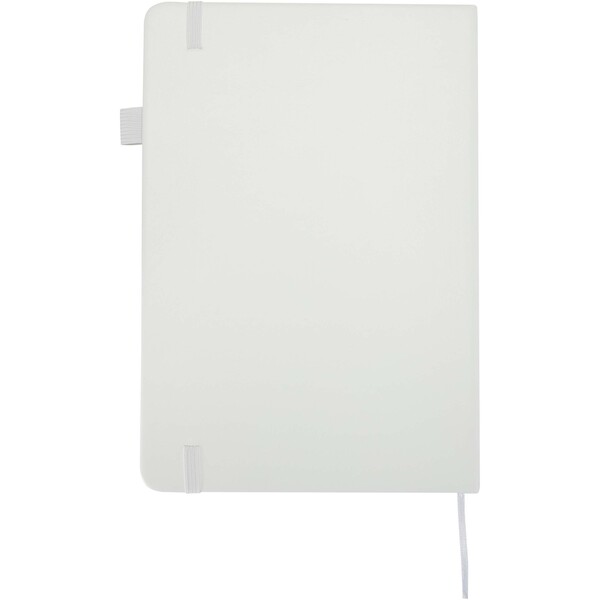 Liss A5 recycled plastic hard cover notebook - White