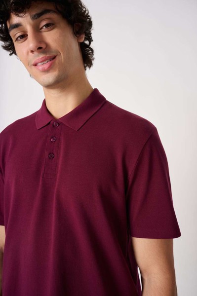 Men's Pique Polo Shirt - Ideal White / 5XL