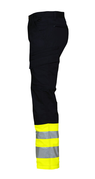 6523 PANTS HV CL 1 YEL/BLACK 58
