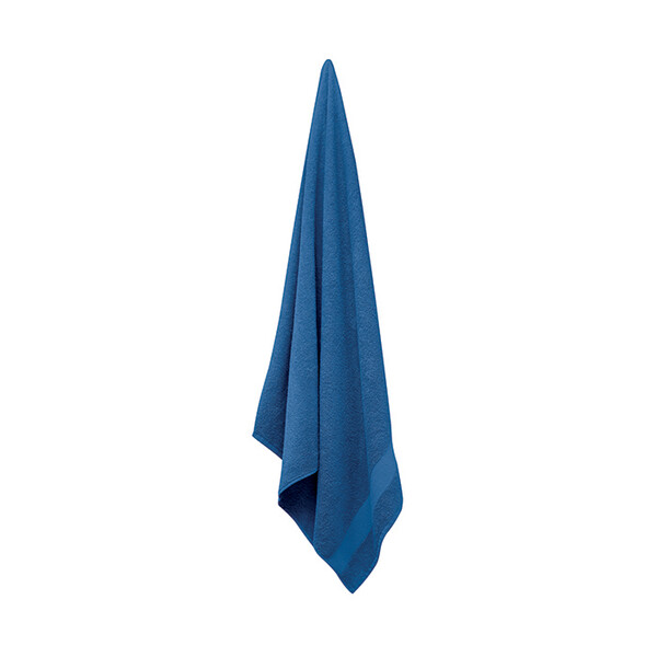 Serviette coton bio 180x100       MO9932 Merry - Bleu Royal