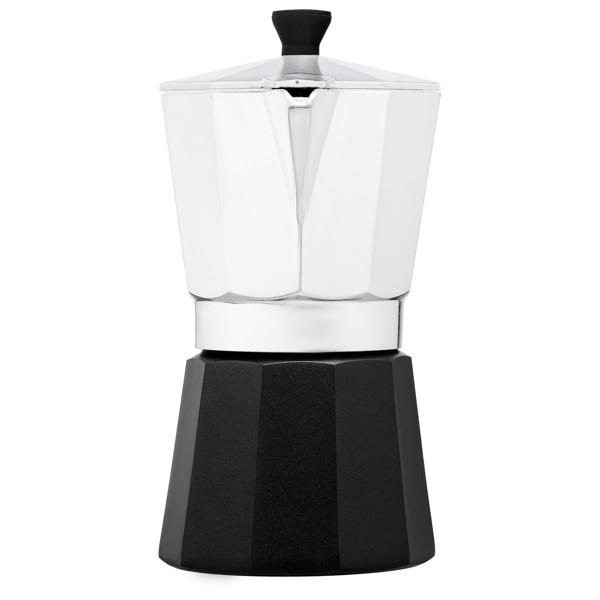 Grosche Milano Espressokocher für den Herd aus Aluminium - 6 Tassen - Chrom / Laser