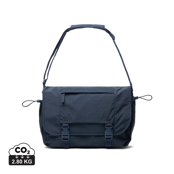 Sac messager ordinateur 15,6 pouces en nylon RCS KENTO URBAN - Bleu Marine