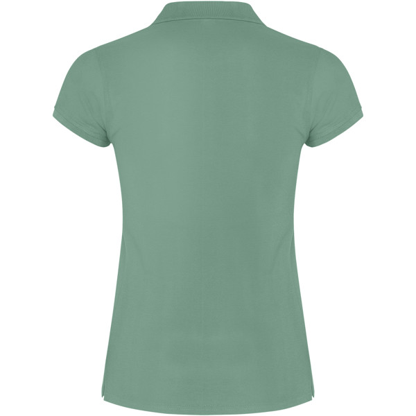 Polo da donna a maniche corte Star - Menta scura / M