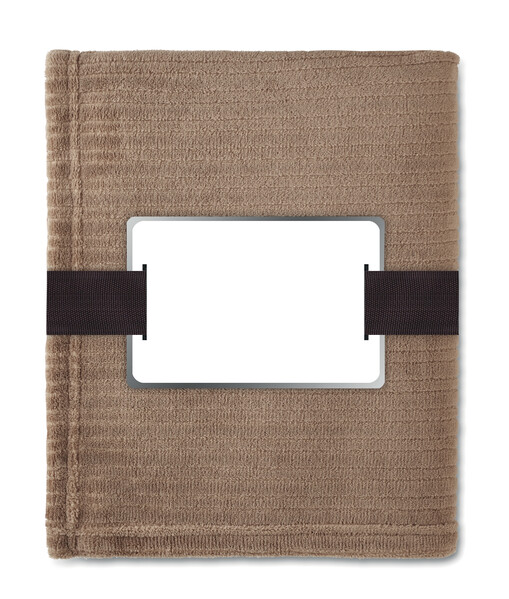 Cap Code odeja iz flisa 125x150 cm, 240 g/m² - Khaki