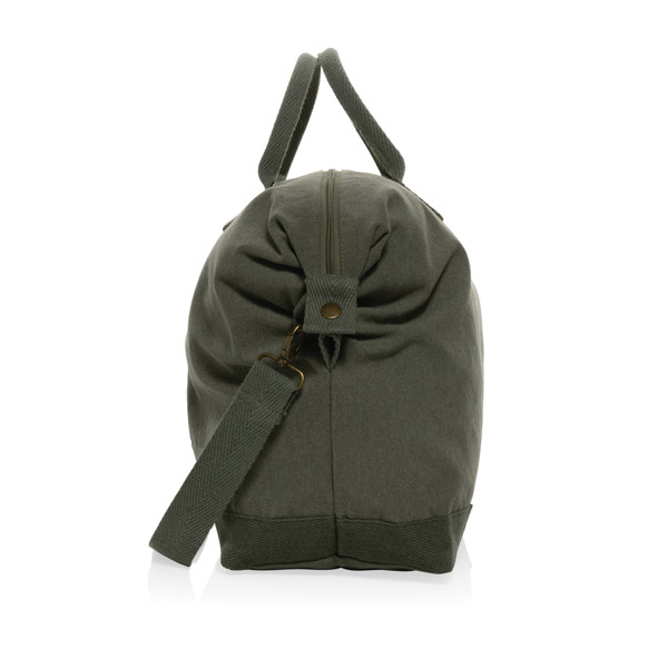Víkendová taška Kezar z 500g recykl. canvas AWARE™ - Zelená