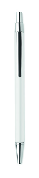 Recycled aluminium ball pen Dana - White