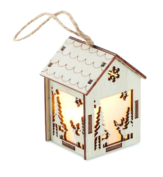 MDF house with light Ponia