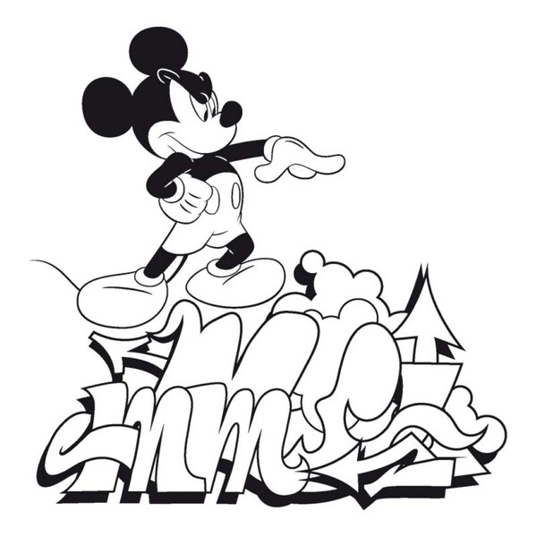 Poznámkový Kalendár Mickey Mouse – Diy: Maľovankový Kalendár S Pastelkami, 30 x 30 cm