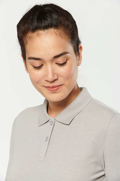 Ladies' Long-Sleeved Polo Shirt - White / XL