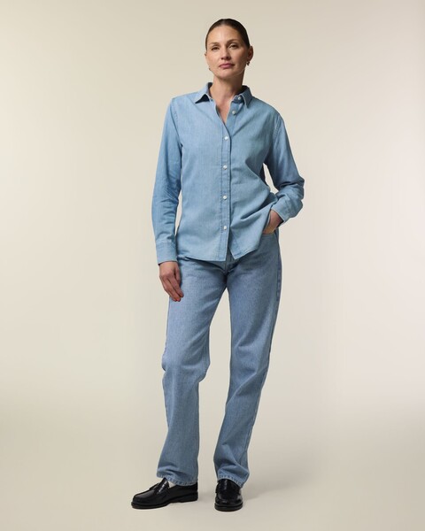 Stella Denim Shirt - Light Wash / XL