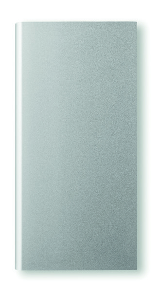 Power bank solare da 8000 mAh Solar Powerflat - Argento Opaco