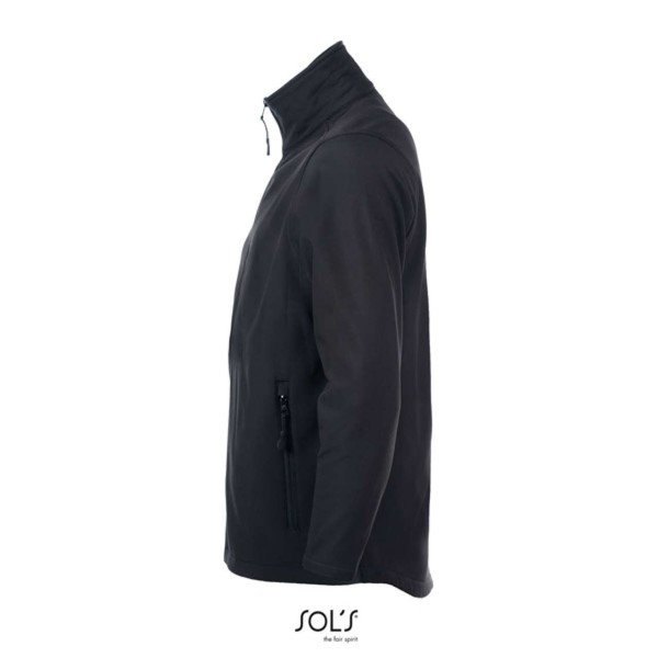 Sol's Race Άνδρες - Softshell Zip Jacket - Black / L