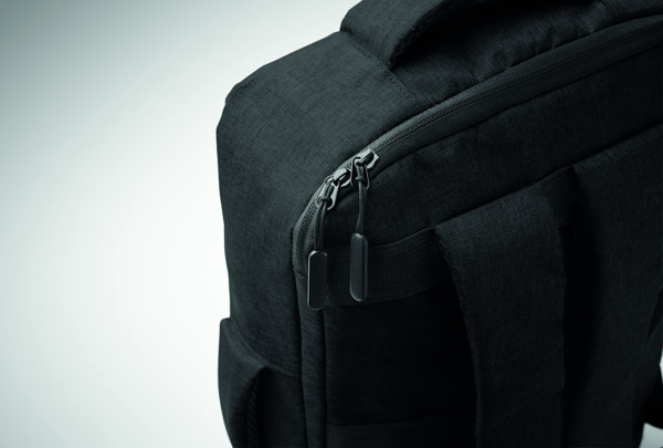 Mochila fina portátil de 15 Laugar - Preto