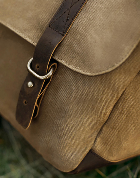 Heritage Waxed Canvas Backpack - Black / ONE SIZE