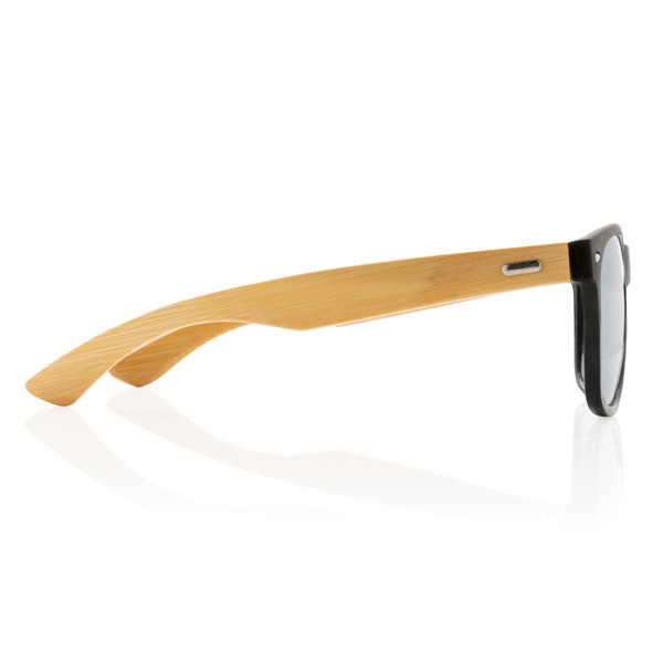 Bamboo and RCS recycled plastic sunglasses - Black